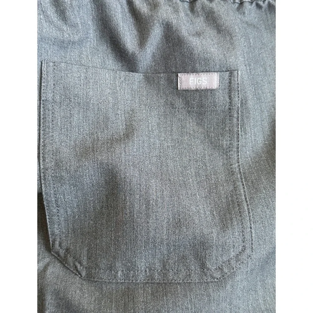 FIGS Cairo Cargo Scrub Pants Men's XL Graphite Gray FIONx Straight Leg Workwear
